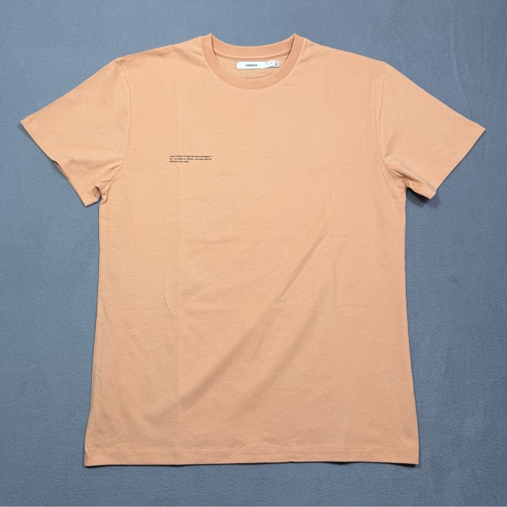 Pangaia Shirt Mens S Peach Crew Neck Heavy Organic Cotton Quiet Luxury Normcore
